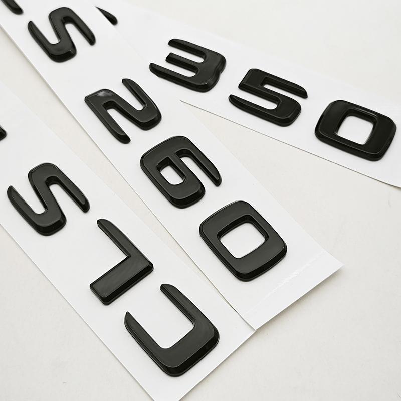 NEW 3D ABS Car Letters Logo CLS260 CLS300 CLS400 Badge Rear Trunk Sticker For Mercedes Benz CLS260 CLS300 CLS400 C218 Accessory