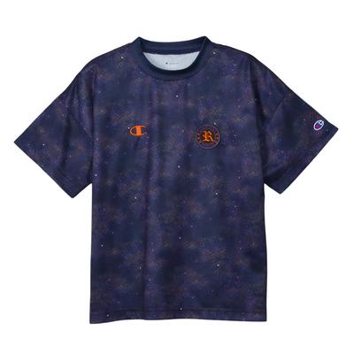 Kinder Short Round Quick One Point Kurzarm School Boys Anthrazit [Champion] T-Shirt, Ärmel, Hals, Trocknen, Logo, T-Shirt, Sport, CK-ZS303