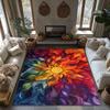 Boho Area Rug Abstract Modern Carpet Living Room Floor Mat Non Slip Home Decor Indoor Outdoor Accent Rug Washable Soft Plush Rug