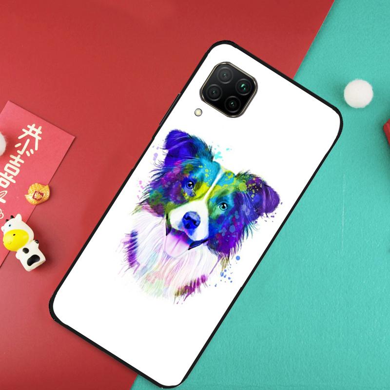 

Border Collie Watercolor For Huawei Nova 11 Pro 9 10 SE 7i 8i 11i 12i Y73 Y72 Y61 Y91 Y90 Y70 Y60 P30 P40 Lite Case Huawei P60 Pro