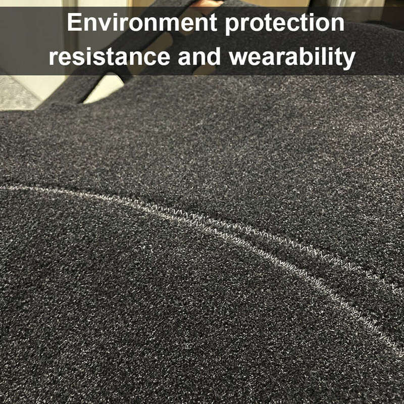 Black Polyester Dashboard Dash Cover Mat Pad Carpet Non-slip Fit for Hyundai i30 2012 2013 2014 2015 2016 2017 Left Hand Drive