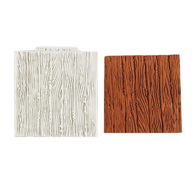 

Силіконова форма для кори дерева DIY Листя Інструмент для прикраси торта з мастики Шугакрафт Шоколадні цукерки Глина Форма для гампасти Інструмент для випікання кексів