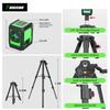 Compact Green Light Infrared Level with Auto-Levelling Crosshair