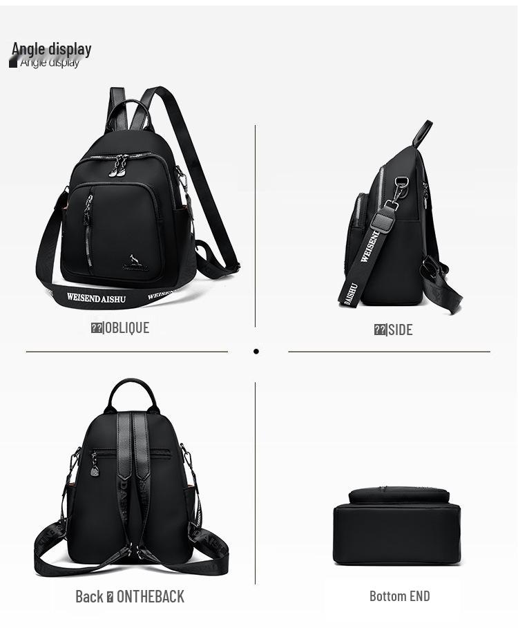 Women's 2025 Fashionable Large-Capacity Waterproof Commuter Backpack