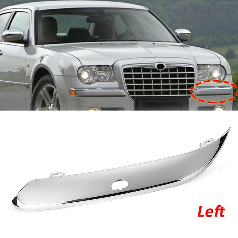 Car Modification 2005-2010 Model Chrome Finish Bumper Trim Direct Fitment For Chrysler 300 OEM Number 04806-124AA