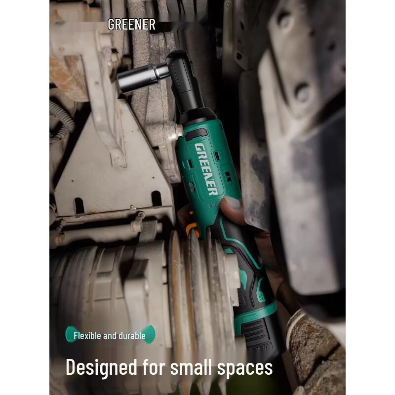 GREENER 21V Cordless Electric Ratchet Wrench CN plug (adapter included)