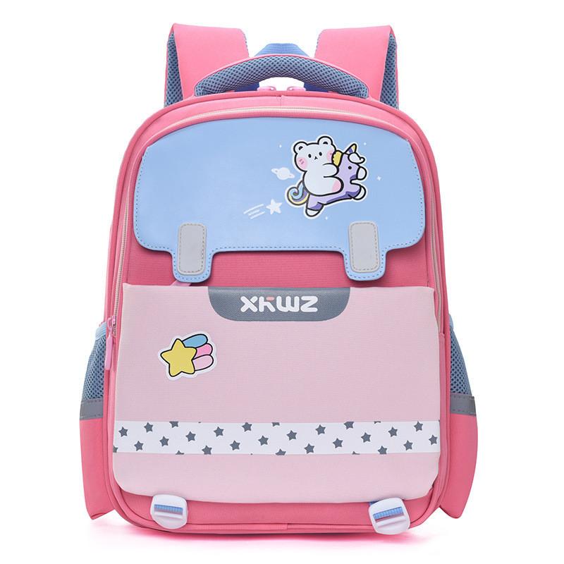 Adorable Cartoon Backpack For Kids With Spacious Design And Comfortable Fit розовый