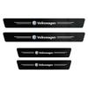 Auto Door Sill Carbon Fiber Car Sticker Protector Strip Waterproof Protect Film For VW GTI Polo Golf GTI Passat Tiguan Hub Cap