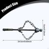 Descaling Chain,Clog Remover Toilet Cleaner Sewer Unclogger Dredging for Kitchen Sink Hotel Bathroom