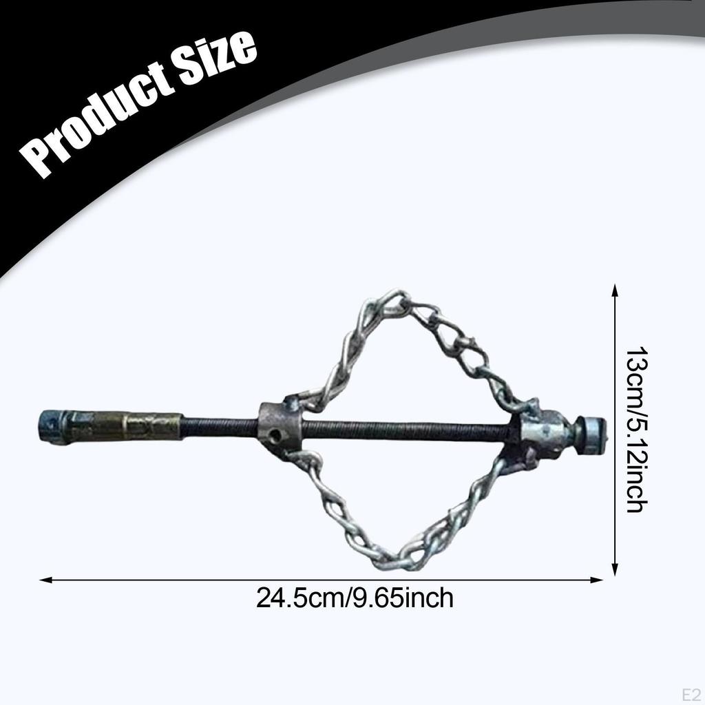 Descaling Chain,Clog Remover Toilet Cleaner Sewer Unclogger Dredging for Kitchen Sink Hotel Bathroom