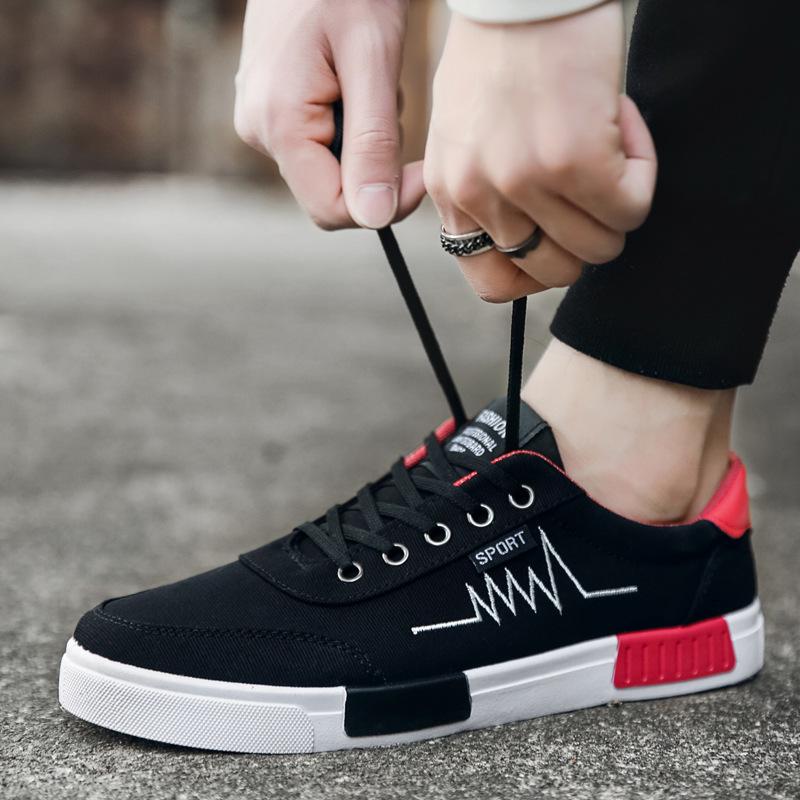 Модные тенденции Мужская обувь Повседневная обувь из ткани для дикой моды Мужская обувь — фото 3