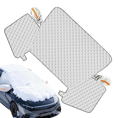 Aluminiumfolie Windschutzscheibenabdeckung Auto Winter Eis- und Schneeschild magnetische Motorhaubenabdeckung Windschutzscheiben-Eisschutzabdeckung für SUVs Wohnmobile