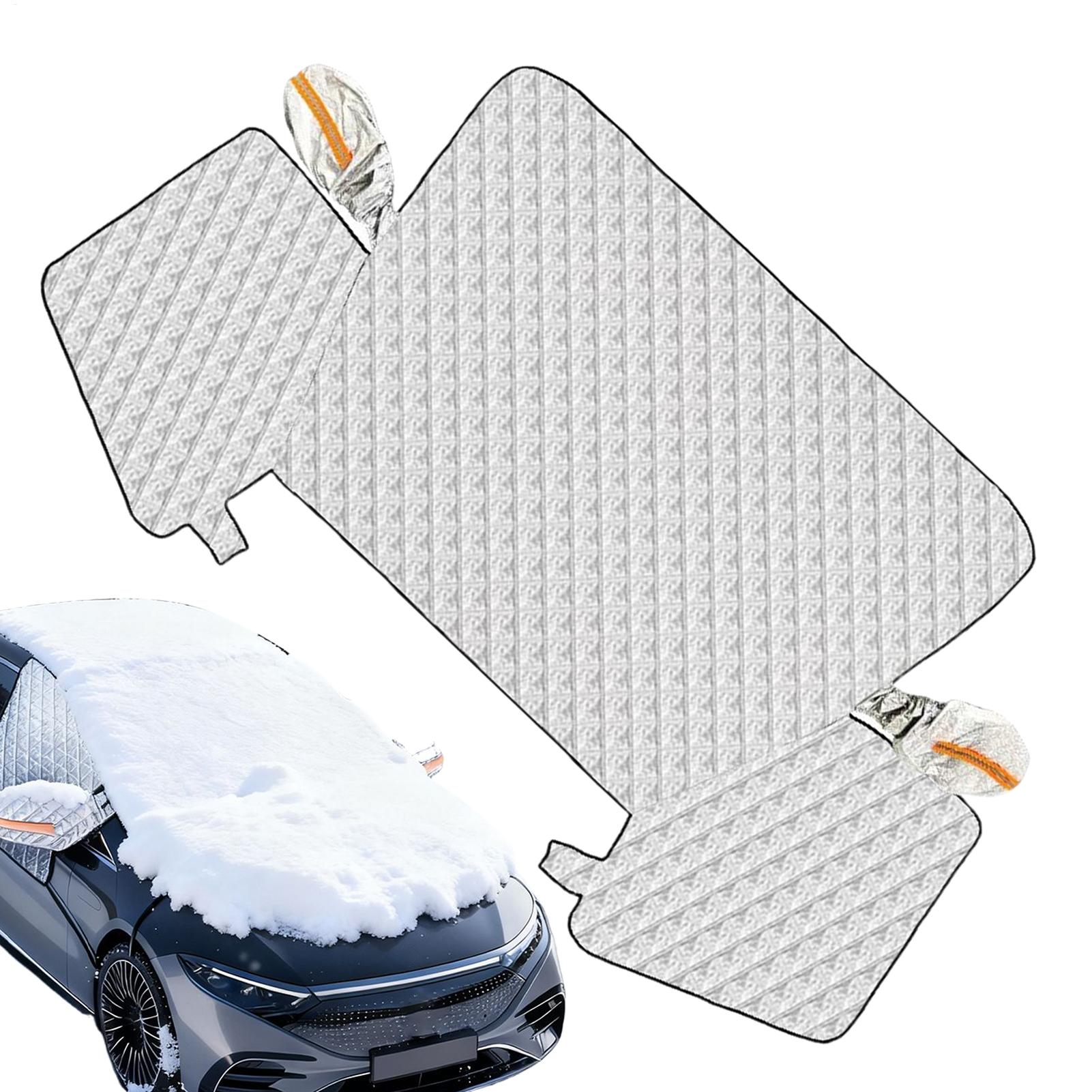 

Aluminum Foil Windshield Cover Car Winter Ice And Snow Shield magnetic Hood Guard Windshield Ice Protector Cover For SUVs RVs CHINA