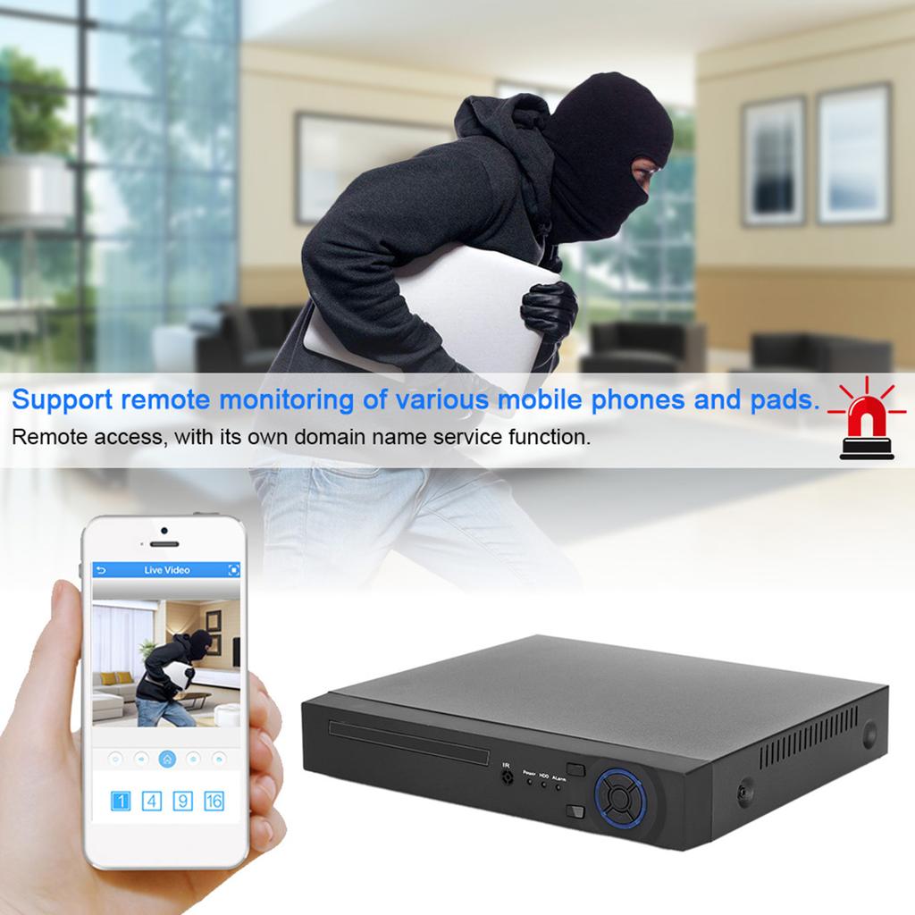 Professional 1080P 8CH AHD/IPC DVR Digital Video Recorder Support for ONVIF CCTV Security System