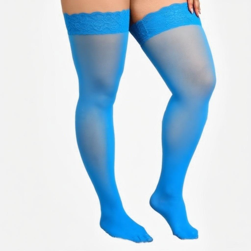 Women Thigh High Lace Floral Sheer Ultra Thin Stockings Cosplay Lolita Large Plus Size Gothic Girls JK Lace Over Knee High Socks for Curvy Woman 3XXXL