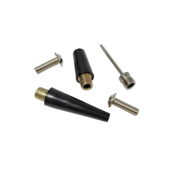 1SET Aluminum Mini Bike Hand Air Pump with Hidden Hose Portable Bicycle Tire Inflator with Mount Bracket Multi Nozzle