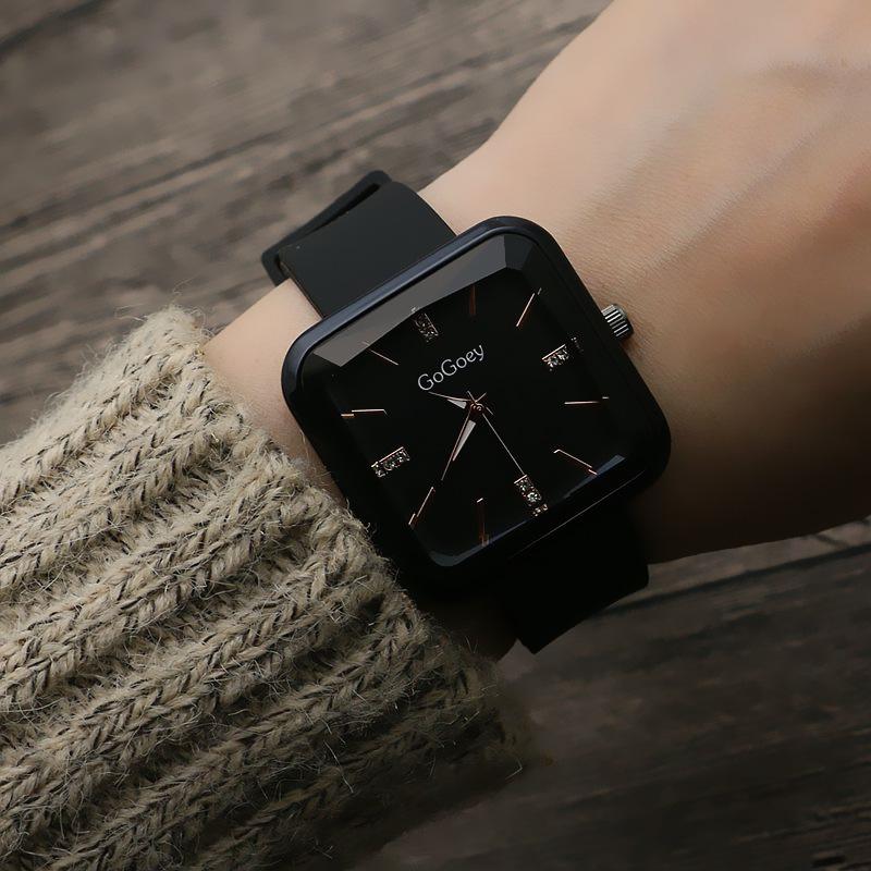 UTHAI CQ152 Modische Damenuhr quadratische Uhr schlichte Business wasserdichte Quarzuhr elegante Uhr Geschenk