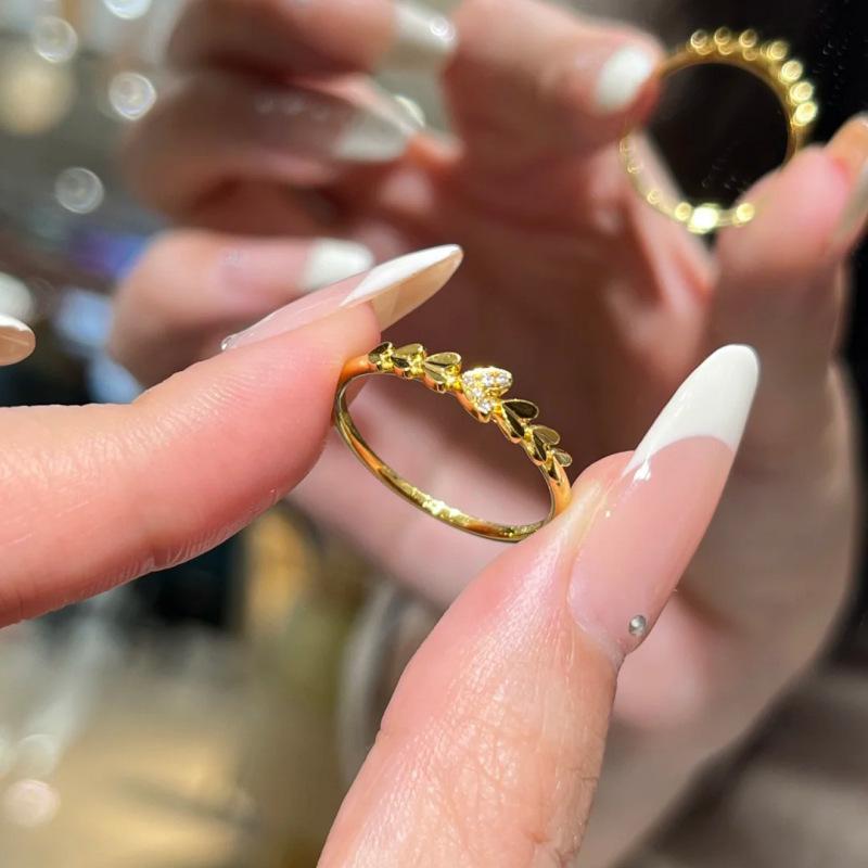 Ethereal Love Ring: Versatile Sand Gold Bestseller 20025 Adjustable Opening