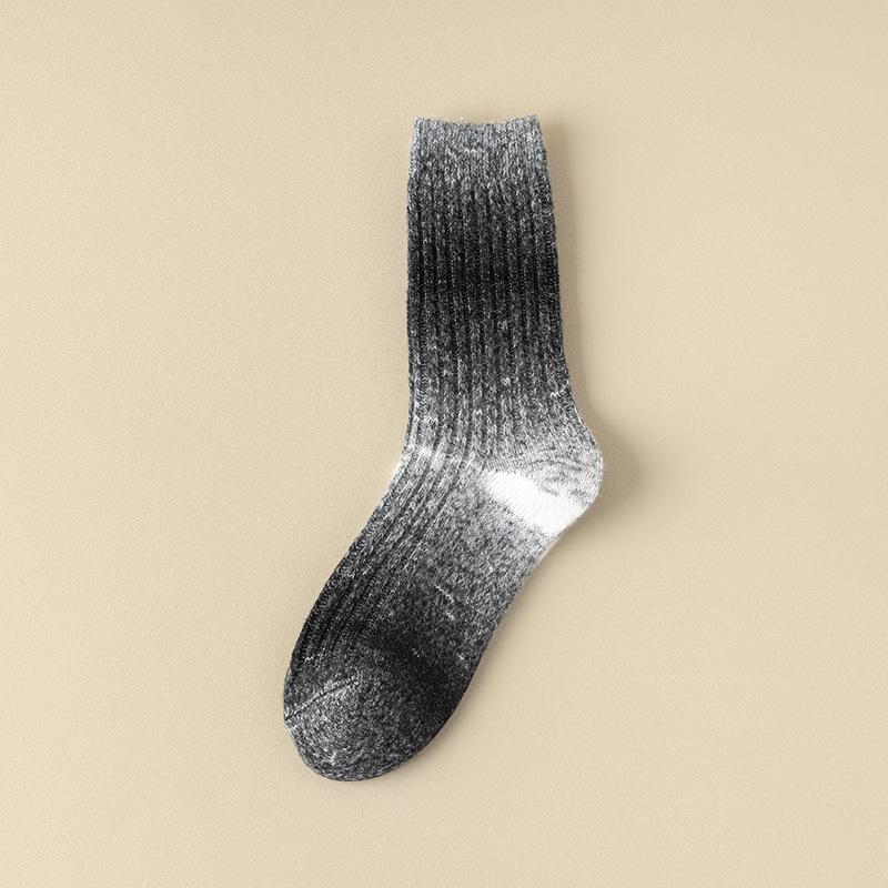 Men's Autumn and Winter Thickened Cold Warm Coral Wool Does Not Drop Hair Does Not Fade In Tube Socks