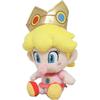 Sanei Boeki Super Mario All Star Collection Baby Peach Plush Toy 10cm X 8.5cm X 17.5cm
