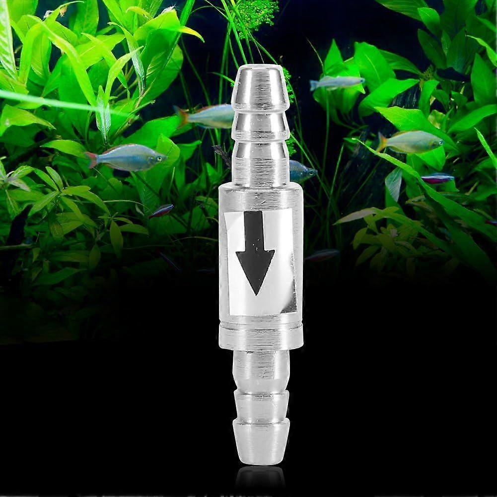 Metal non-return check valve for aquarium air pump