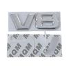 3D Metal V6 V8 Logo Car Emblem Badge Decals Sticker For Toyota FJ Land Cruiser Highlander JEEP Wrangler Fender Trunk Accessories