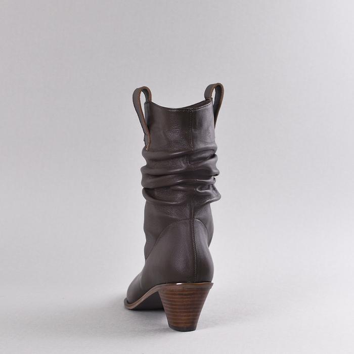 Lucy Crew Shirring Western Boots Lc111_5Cm