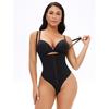 Women Zipper High Waist Tummy Control Butt Lifting Thong Bodysuit Seamless Slim Shapewear