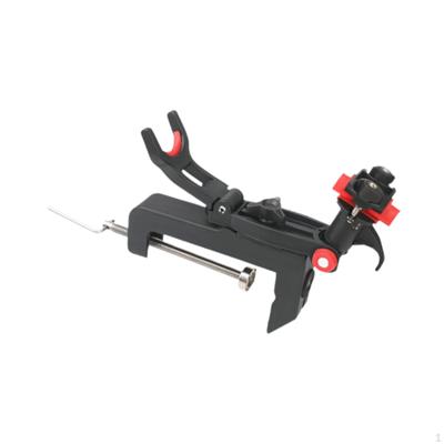 Boat Fishing Rod Holder Rack Clamp On Swivel Degree Adjustable Pole