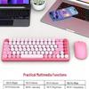 OLOEY 85-Key Dual-Mode Wireless Bluetooth Keyboard
