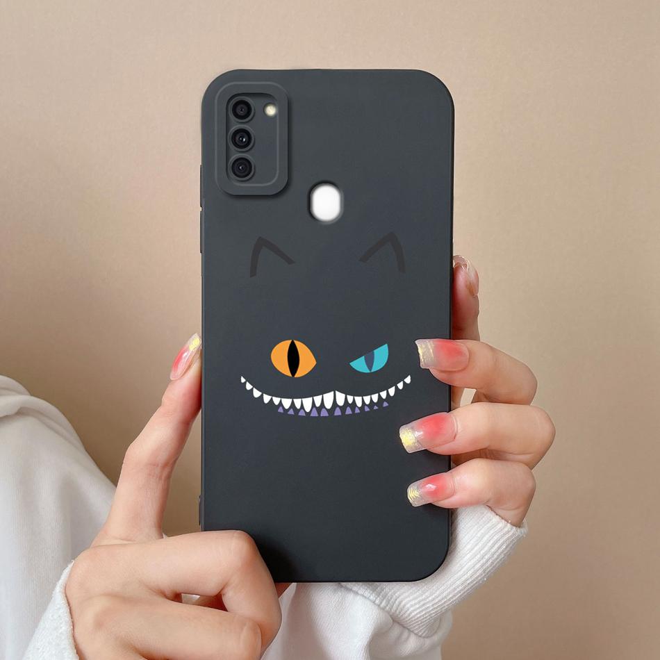 For Samsung A11 Phone Case Cute Butterfly Soft Liquid Silicone Camera Protection Back Cover For Galaxy A 11 Funda Capa Protector