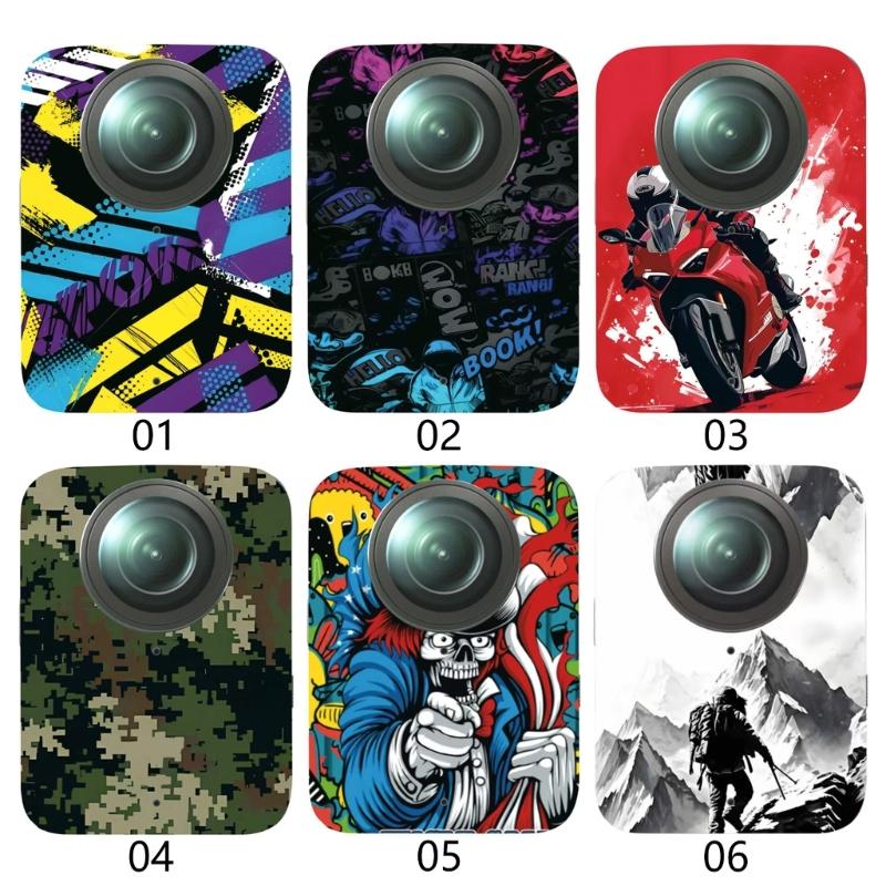 Camera Skin Decals Wrap Protections Precise Cut Adhesive Film Multiple Pattern for Scratch Resistant