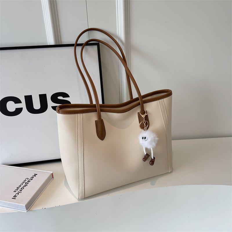 Women's High-Capacity Versatile Tote - 2025 Spring/Summer Shoulder Bag for Work and Commute