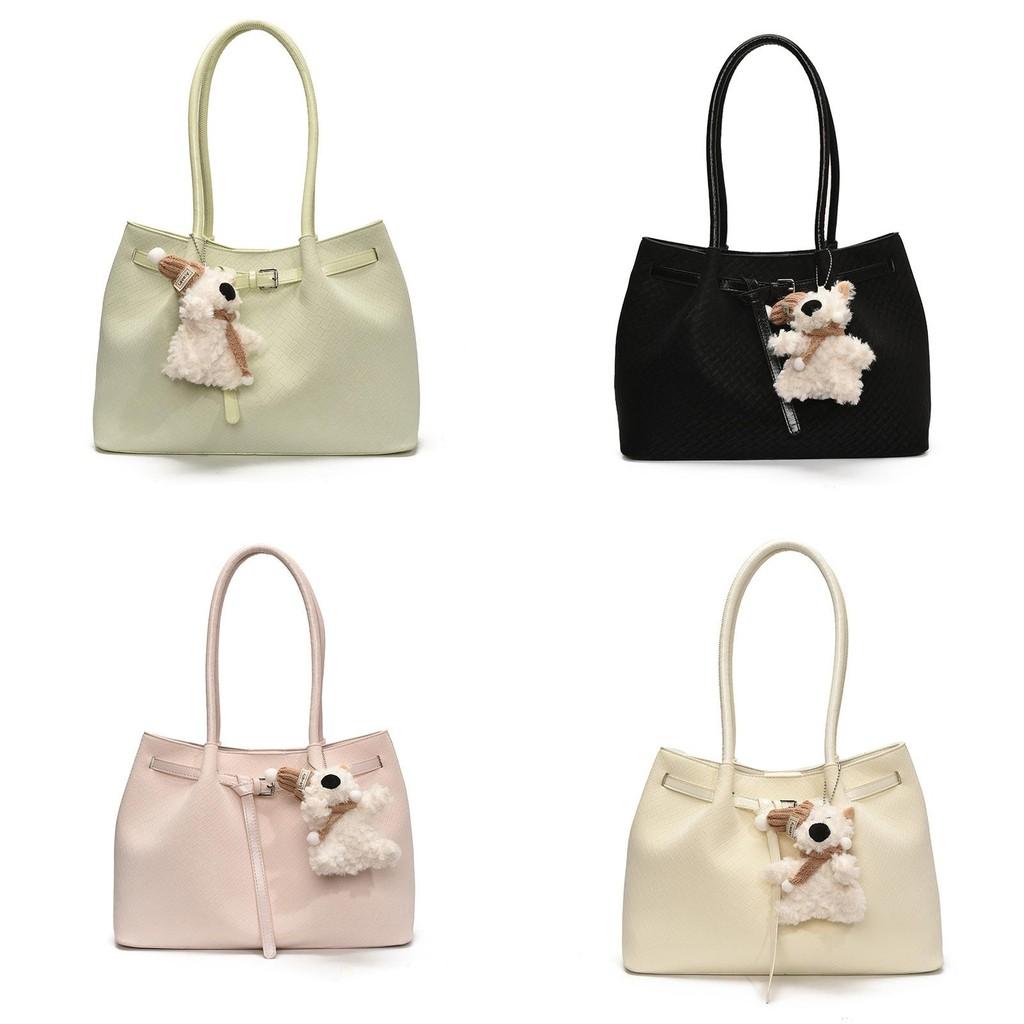 Minimalist Pu Shoulder Bag With Inner Zip Pocket For Work And Casual Outings