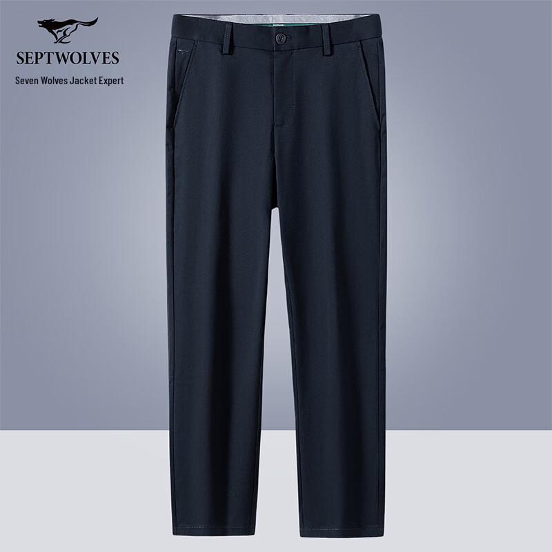 Seven Wolves Men s Casual Straight-Leg Trousers 175/33A