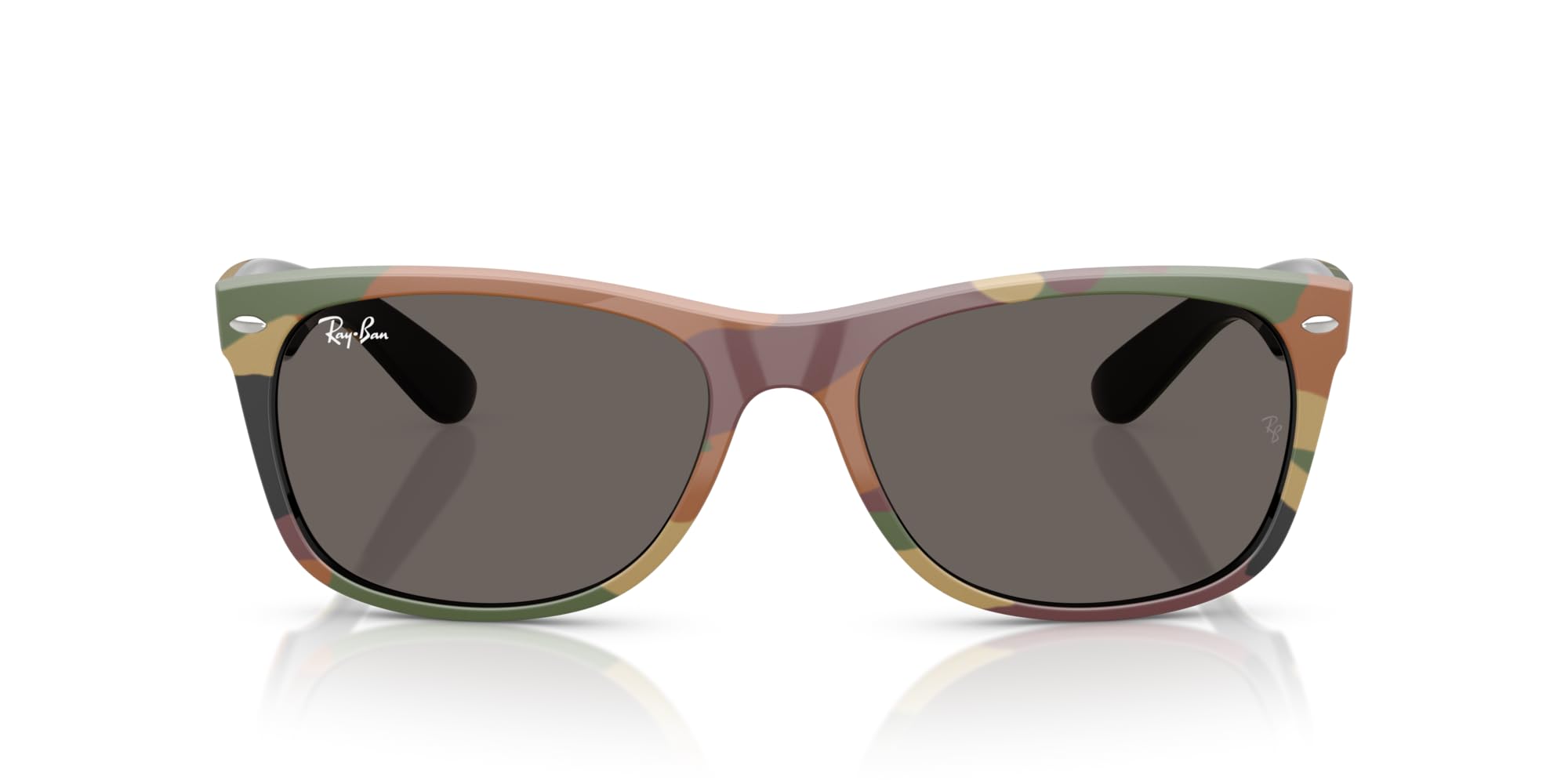 

Солнцезащитные очки 0RB2132 NEW WAYFARER ЧЕРНЫЕ С ЗЕЛЕНЫМ КАМУ ТЕМНО-СЕРЫЕ 6822B155 Поляризационные [Ray-Ban]