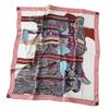 European and American style scarf women's square scarf 71cm fashion polka dot saddle pattern travel sunscreen shawl professional scarf scarf scarf