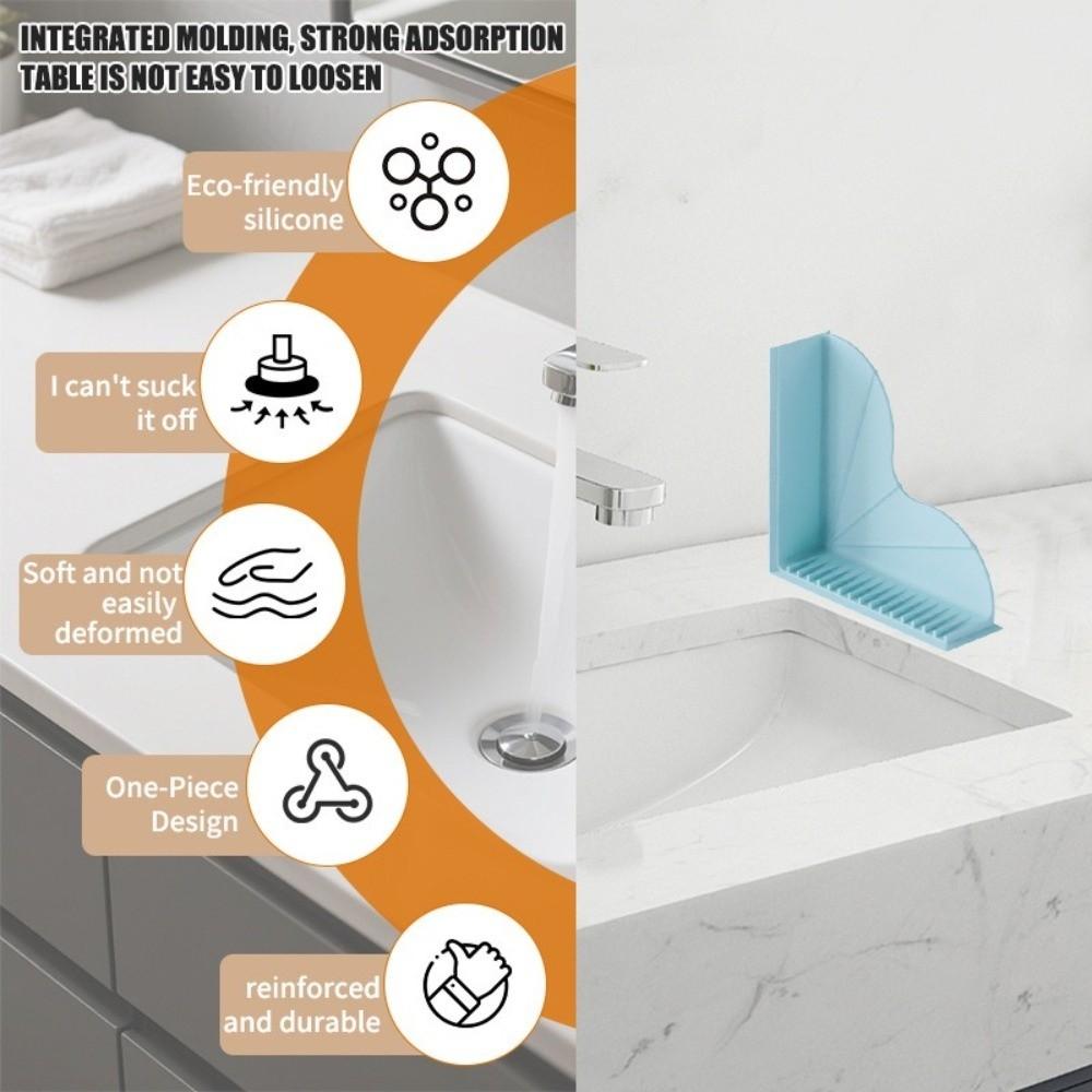 Suction Cup Shower Waterproof Barrier Washbasin Water Baffle Bathroom Bathtub Washbasin