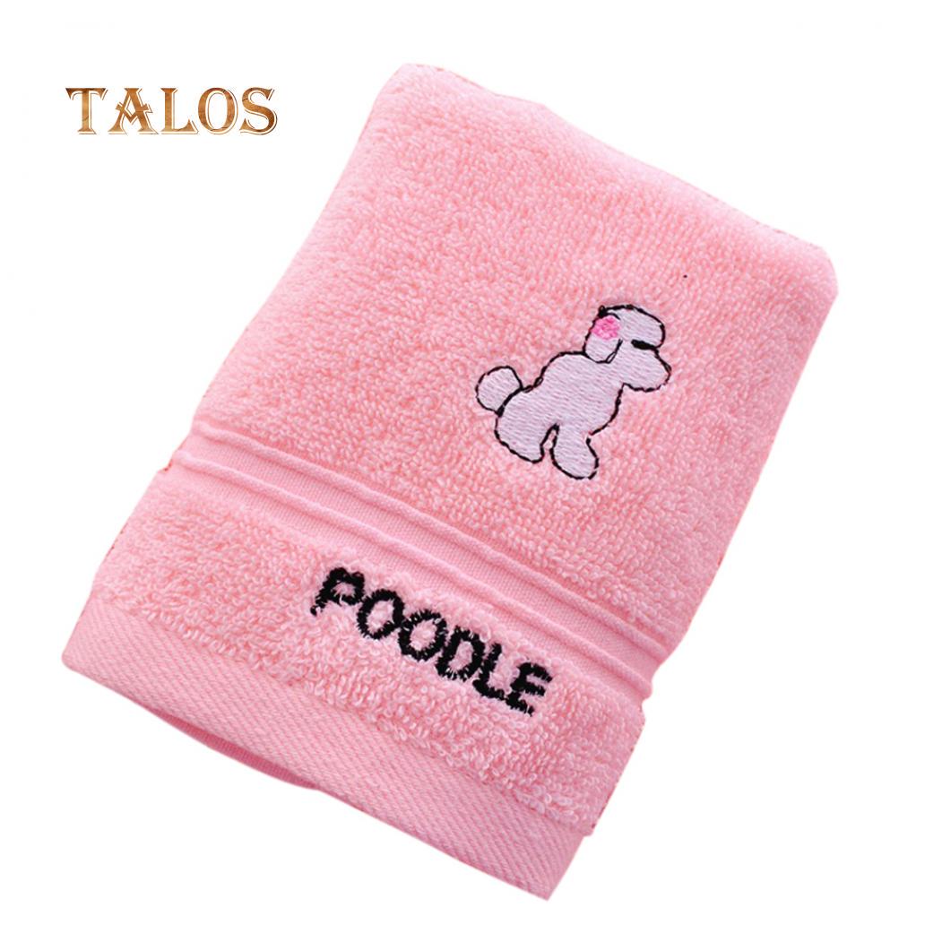 

Мультяшне цуценя, пудель, тварина, бавовна, суперм’які водопоглинаючі дитячі рушники для ванної кімнати. рожевий