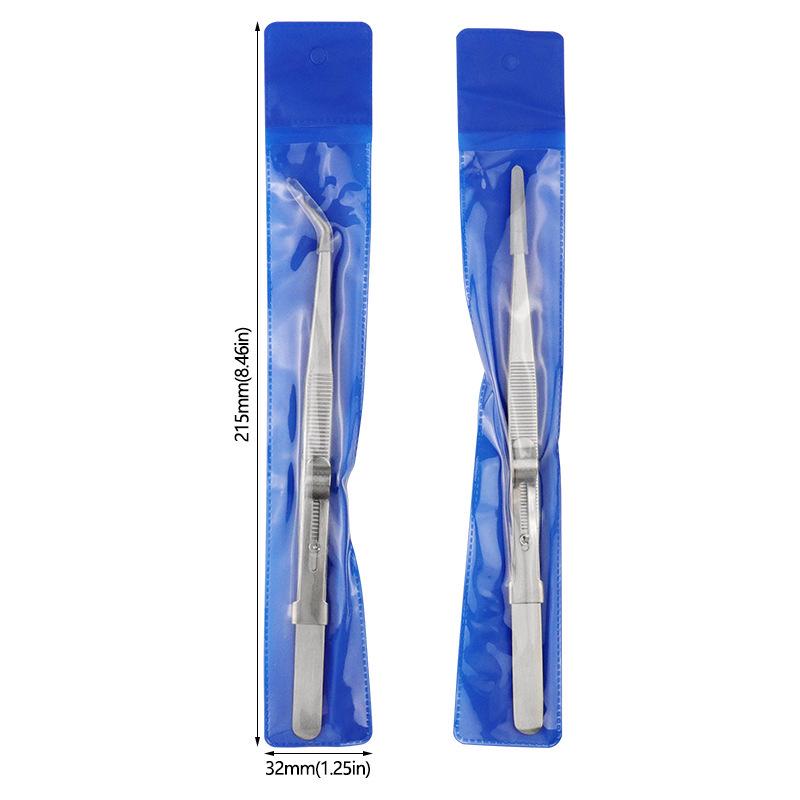 Multi-purpose Stainless Steel Tweezers for Jewelry and Gemstones