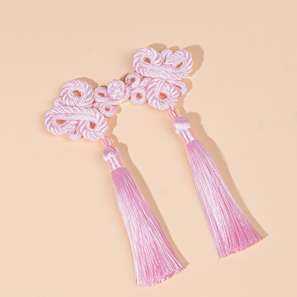 Chinese Style Clothing Buttons Needlework Sewing Button Chinese Knot Buttons Tassel DIY Plate Buckle Clothing Accessories
