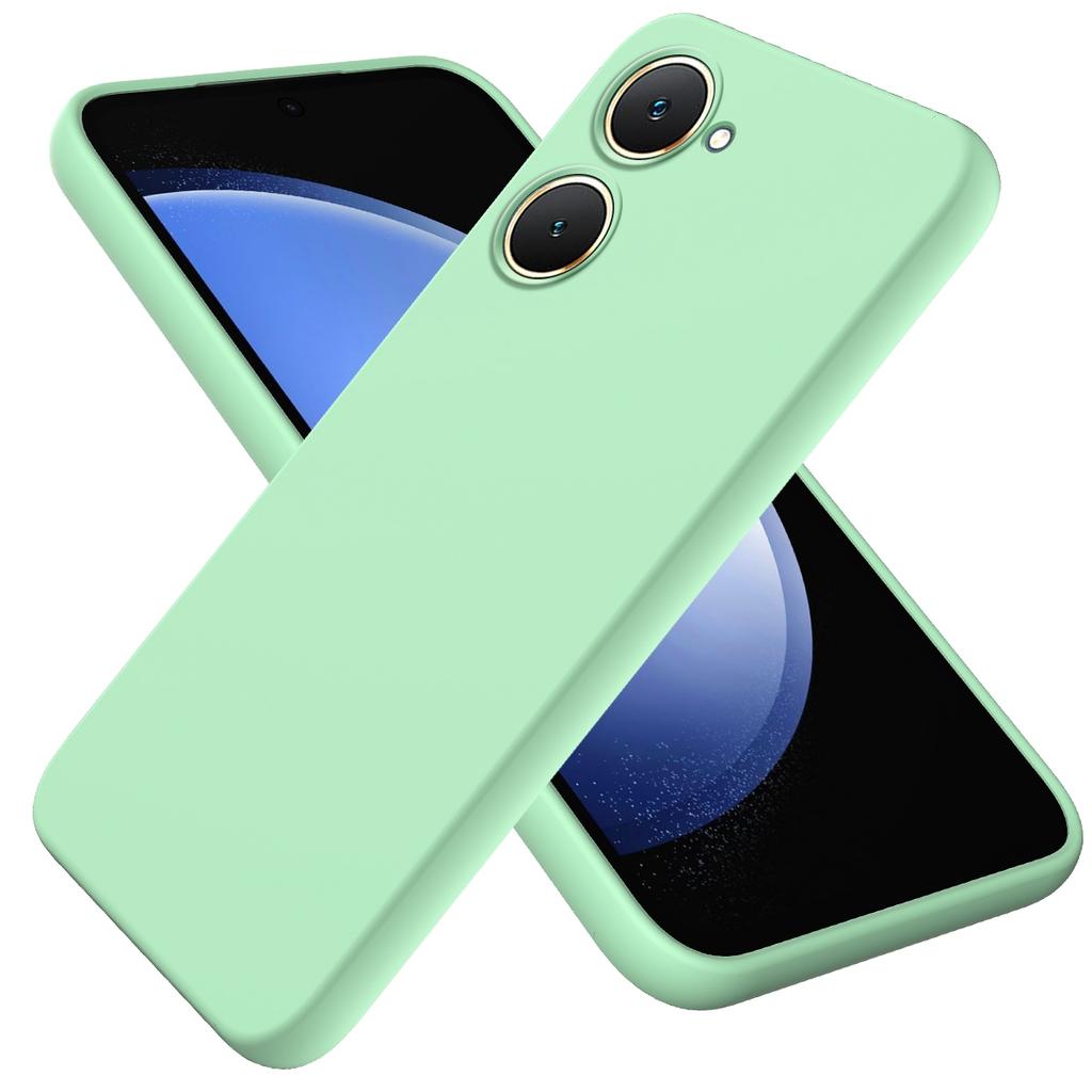 For vivo Y18 / Y18e 4G Solid Color Liquid Silicone Dropproof Full Coverage Protective Case