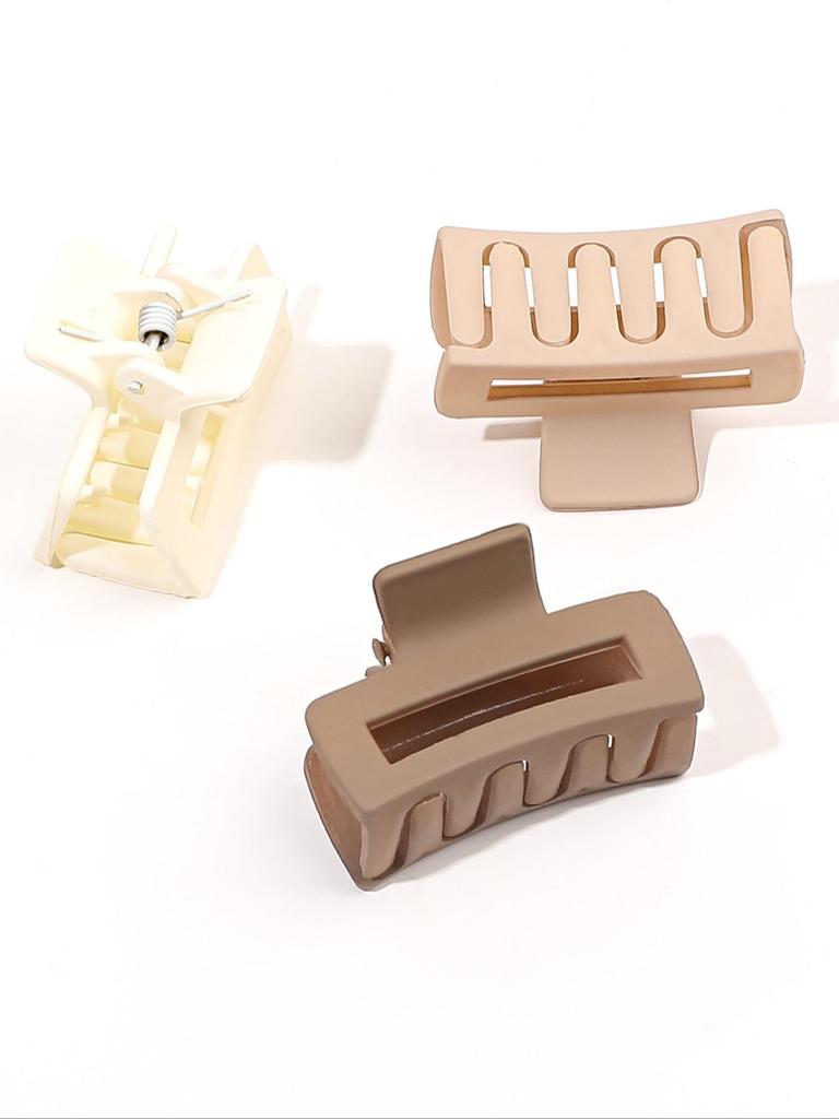 5er Pack Krallenklemmen Haarspangen für Frauen Mädchen Mittel Rechteckig 1,5 Zoll Kleine Haarspangen für Dünnes oder Mitteldickes Haar