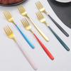 4pcs/Set 304 Stainless Steel Tableware Set with Case Bag Dinnerware Sets Cutlery Set  Outdoor