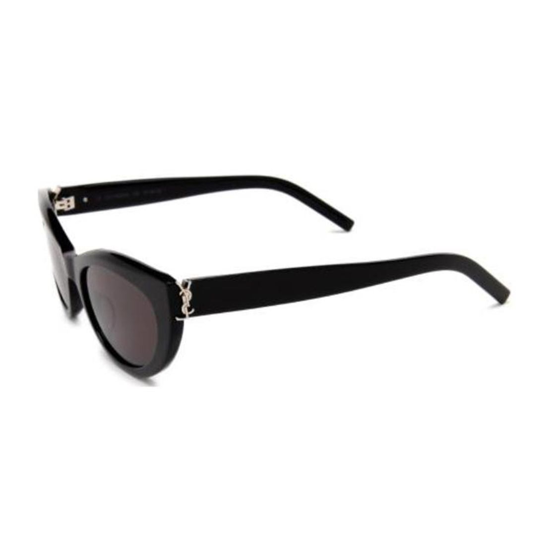 

Saint Laurent Side Logo Acetate Cat Eye Sunglasses Unisex sunglasses Black SLM115001 Basic Packaging-Eyeglass Case,54