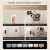 Magnetic Shoe Rack Expandable Double-Layer Slippers Organizer Wall Mounted Sneakers for Homeowners Renters Dwellers Collectors
