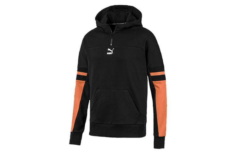 Свитшот PUMA Мужской Черный С капюшоном Умеренный Обычный 595880-56 L