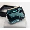 Emerald Cut Natural Teal Blue Tourmaline For 42+ Ct Stunning Loose Gemstone