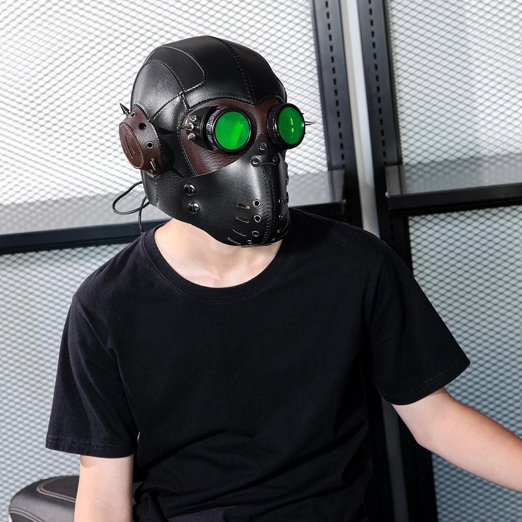 Accessorio Scenico di Halloween Maschera Creativa da Medico della Peste per Cosplay Adulti e Costumi Fai-da-te