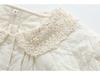 Women's Retro Lace Trim Jacquard Long Sleeve Quilted Shirt - Winter 2025 Edition